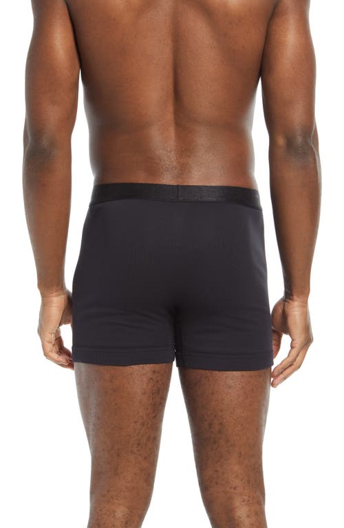 2(x)ist 3-pack Pima Cotton Boxer Briefs In Black