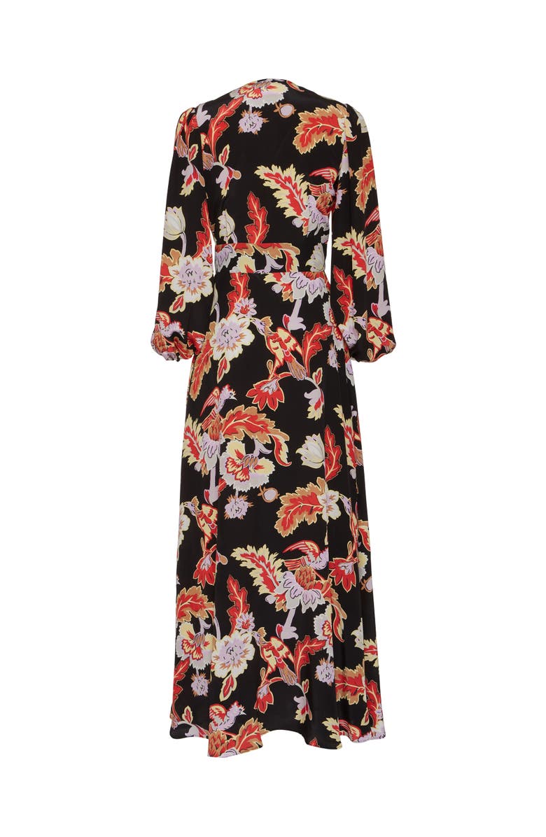 La DoubleJ Long Camerino Dress, Alternate, color, Lark Black