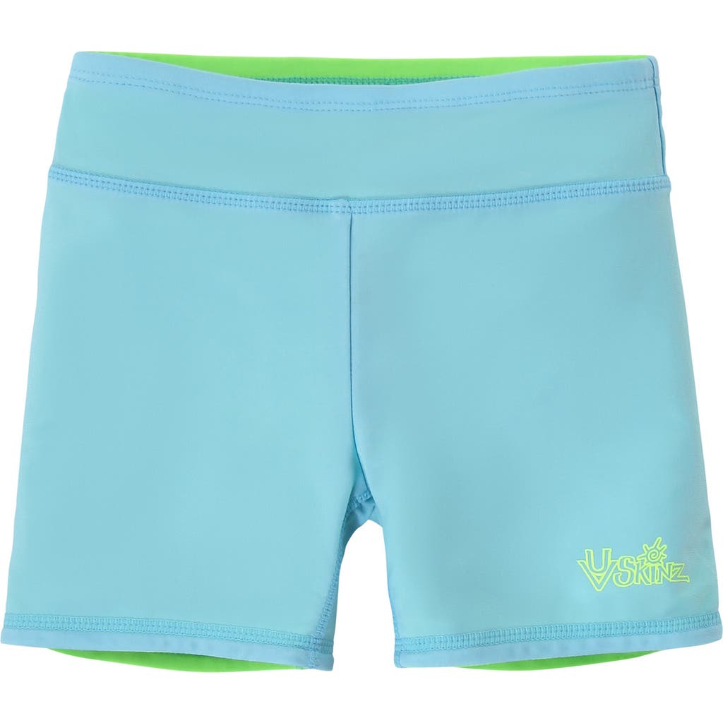 Uv Skinz Reversible Active Swim Shorts In Green