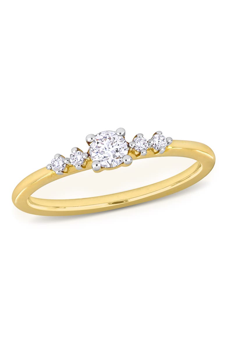 Julianna B. Diamond Cluster Ring 14k Gold, Main, color, 14K Yellow Gold