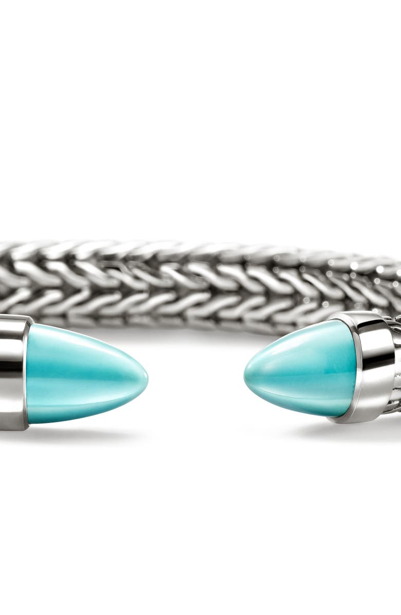 John Hardy Spear 50 Flex Cuff Bracelet, Alternate, color, Silver