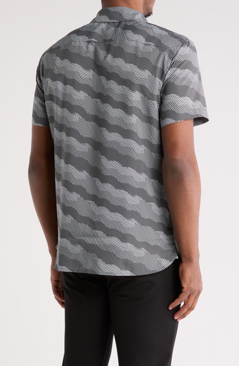 Perry Ellis Short Sleeve Woven Shirt, Alternate, color, 