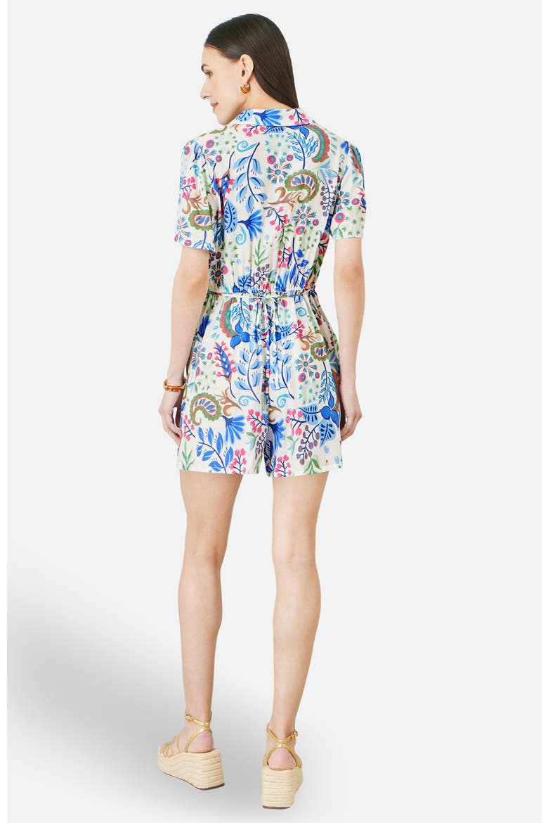 Paisley Retro Print Playsuit, Alternate, color, Multi