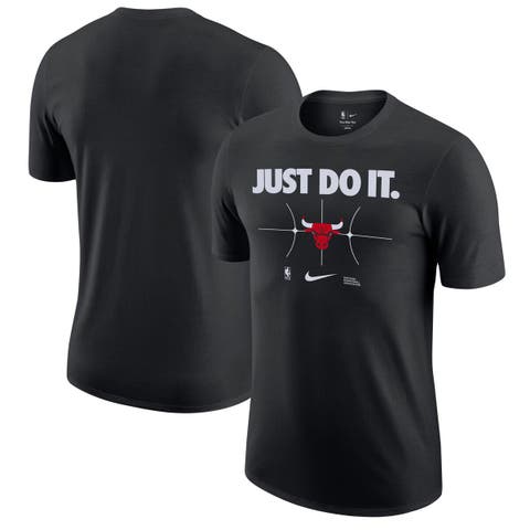 Men's Nike Black Chicago Bulls Just Do It T-Shirt