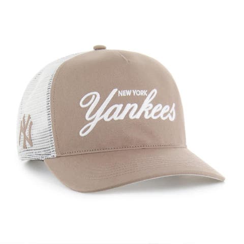 Men's '47 Brown New York Yankees Foundational Mesh Hitch Adjustable Hat