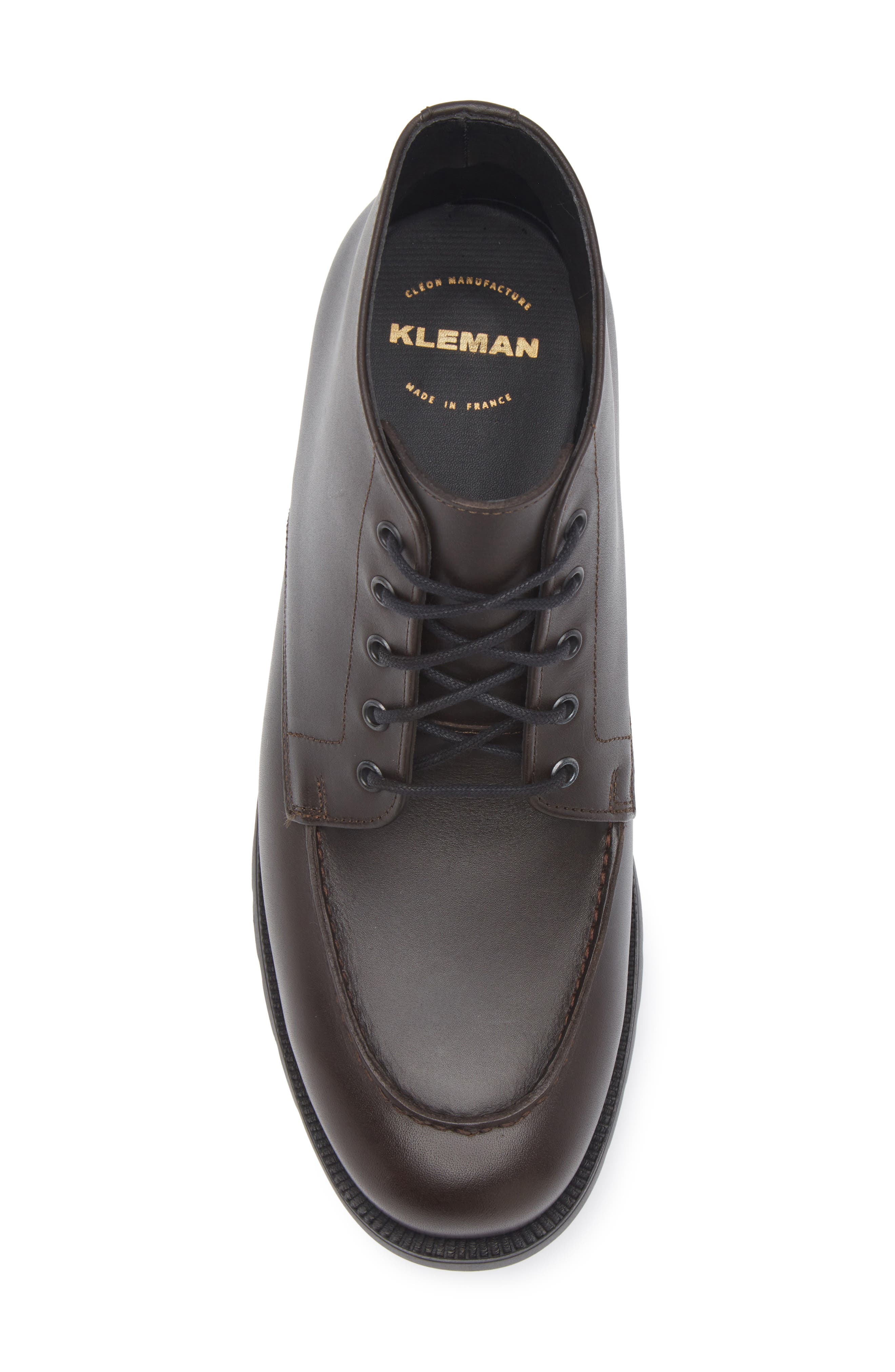 Oxal KP Lugged Leather Boot, Alternate, color, MARRON/NOIR