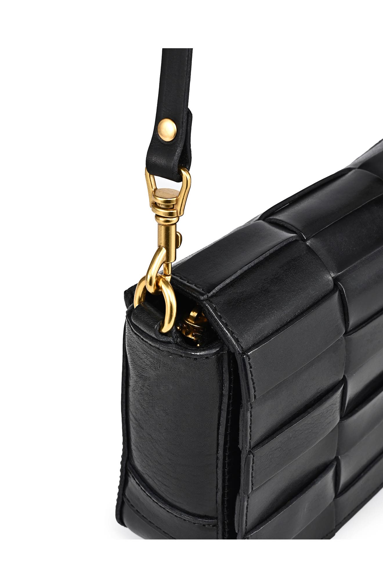 OLD TREND Lupi Woven Leather Crossbody Bag, Alternate, color, 