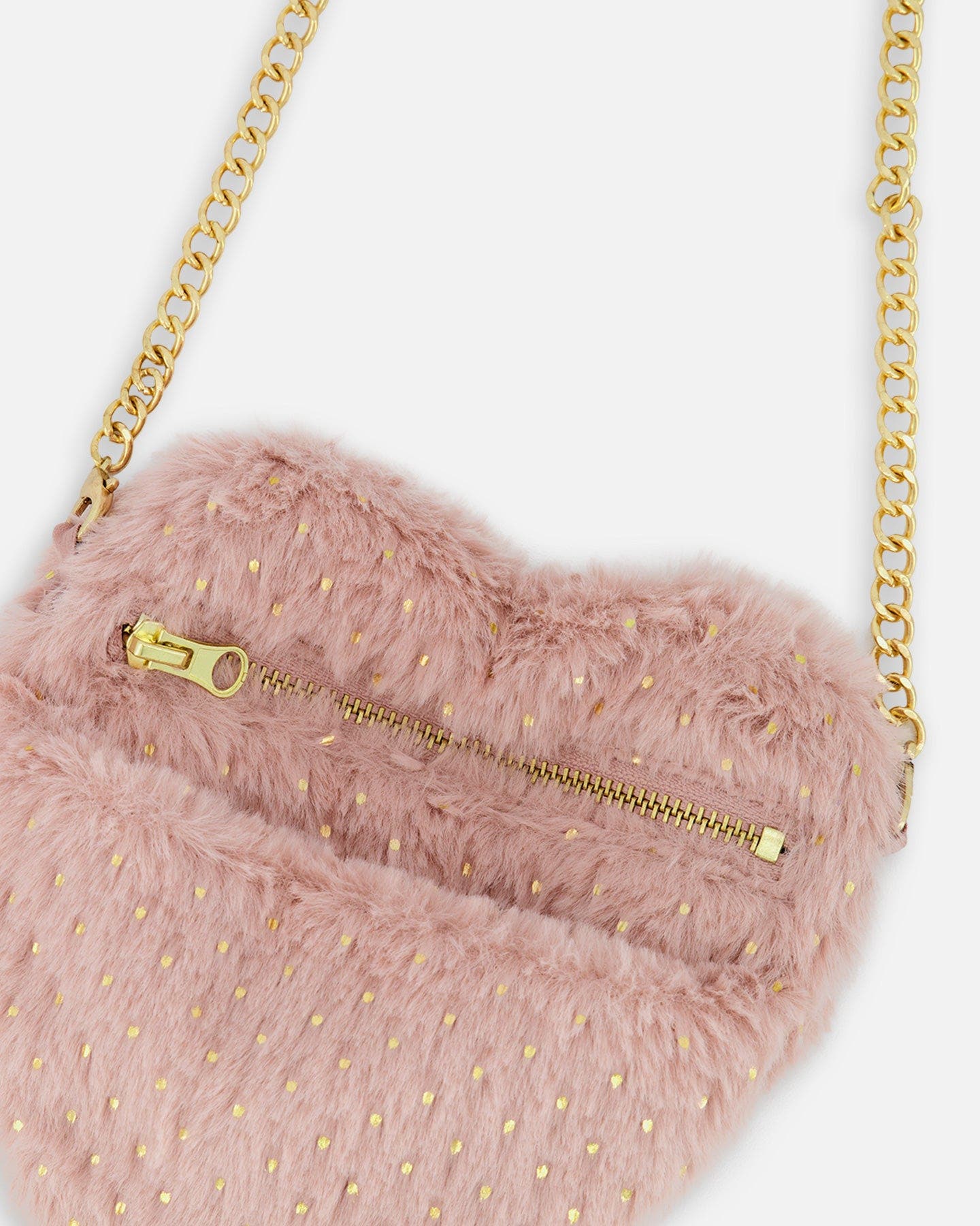 Deux par Deux Fake Fur Shoulder Bag, Alternate, color, 