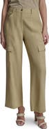 DKNY Linen Blend Cargo Pants