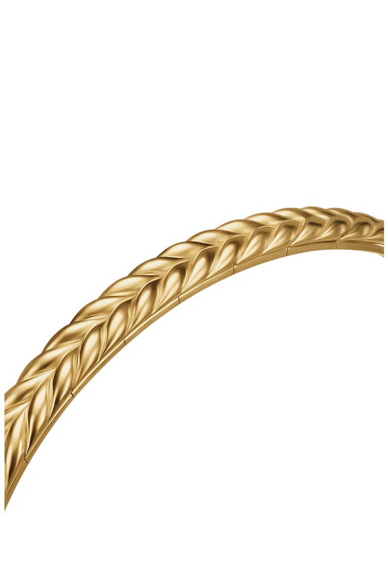 Men's Chevron Flex Bracelet in 18K Gold, 5mm, Alternate, color, GOLD