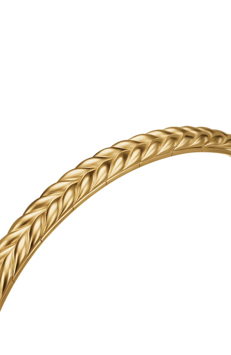 David Yurman Men's Chevron Flex Bracelet in 18K Gold, 5mm, Alternate, color, Gold