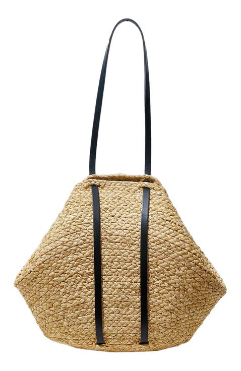 Keza Braided Raffia Carryall