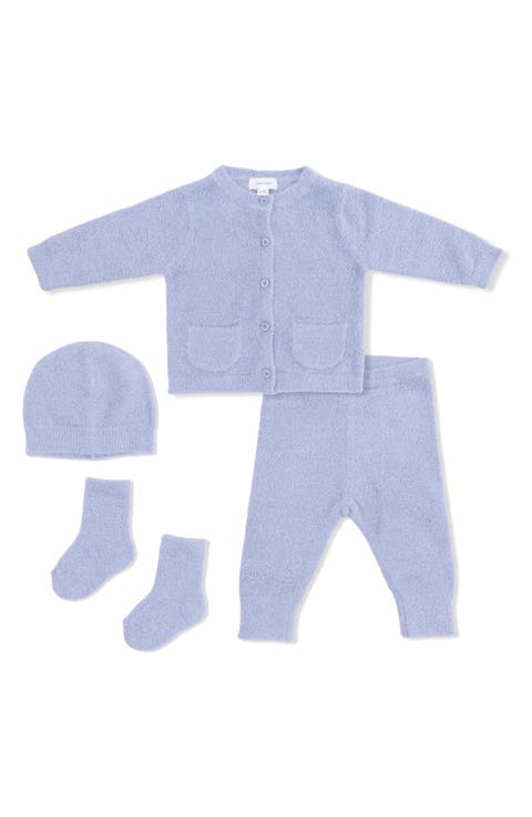 Kids' Chenille Cardigan and Pants Set