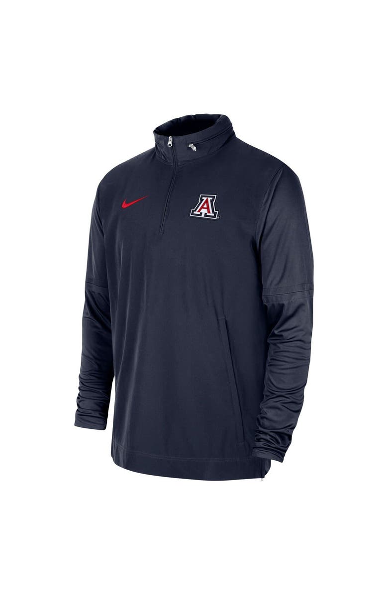 Nike Men's Nike Navy Arizona Wildcats 2023 Coach Half-Zip Hooded Jacket, Alternate, color, 
