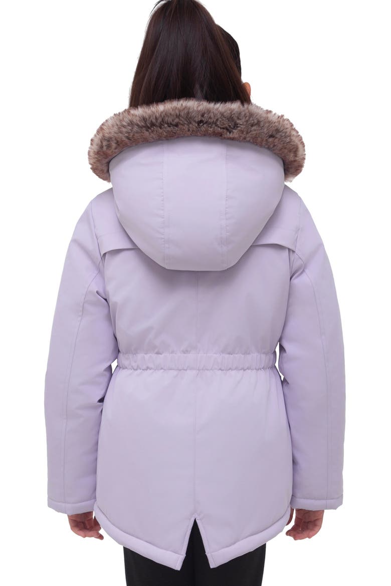Kids' Cozy Fleece-Lined Parka, Alternate, color, Purple