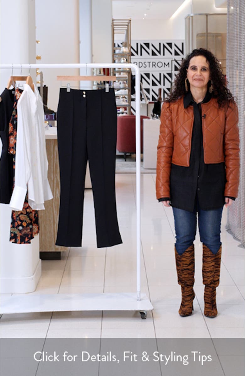 Kean Pintuck Flare Leg Crop Pants, sales video thumbnail