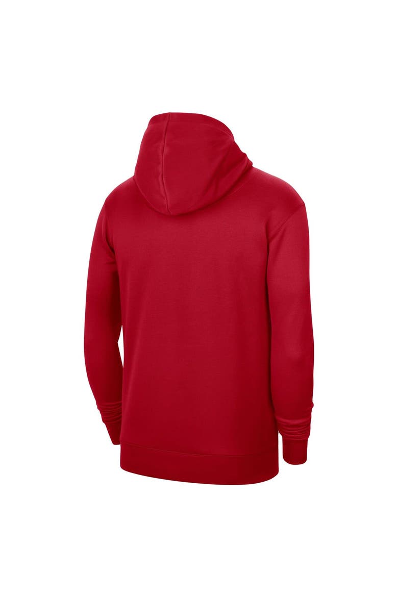 Unisex Nike Red Toronto Raptors 2023/24 Performance Spotlight On-Court Practice Pullover Hoodie, Alternate, color, Red