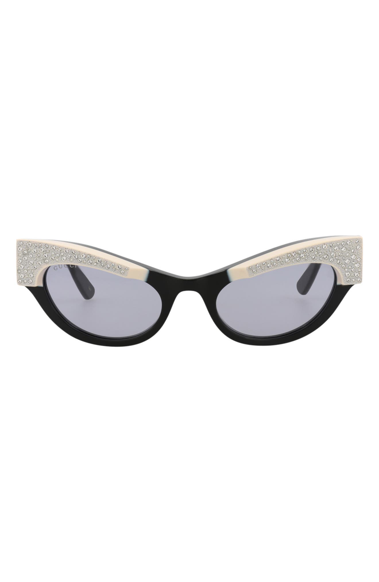 Gucci Novelty 52mm Cat Eye Sunglasses