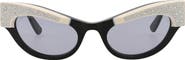 Gucci Novelty 52mm Cat Eye Sunglasses