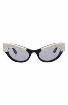Gucci Novelty 52mm Cat Eye Sunglasses