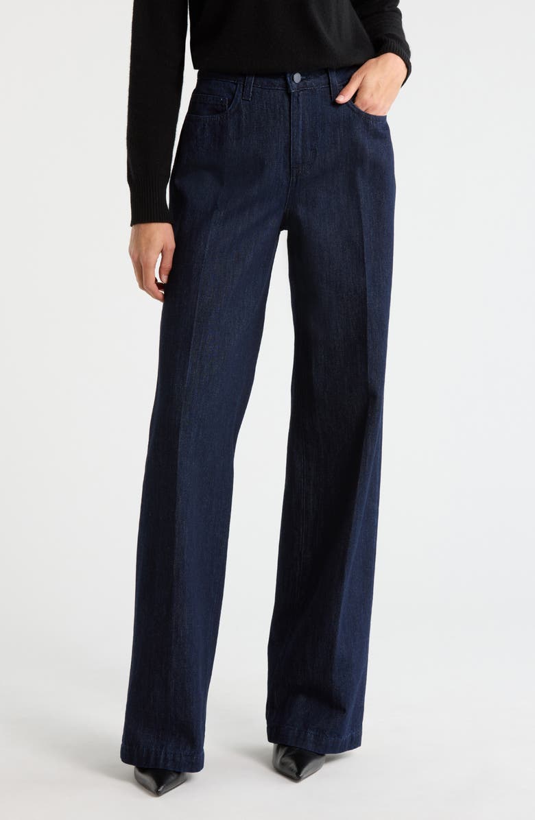 L'AGENCE Clayton High Waist Wide Leg Jeans, Main, color, Ardmore