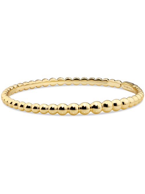 Devata Beaded Ball Bangle Bracelet In Gold