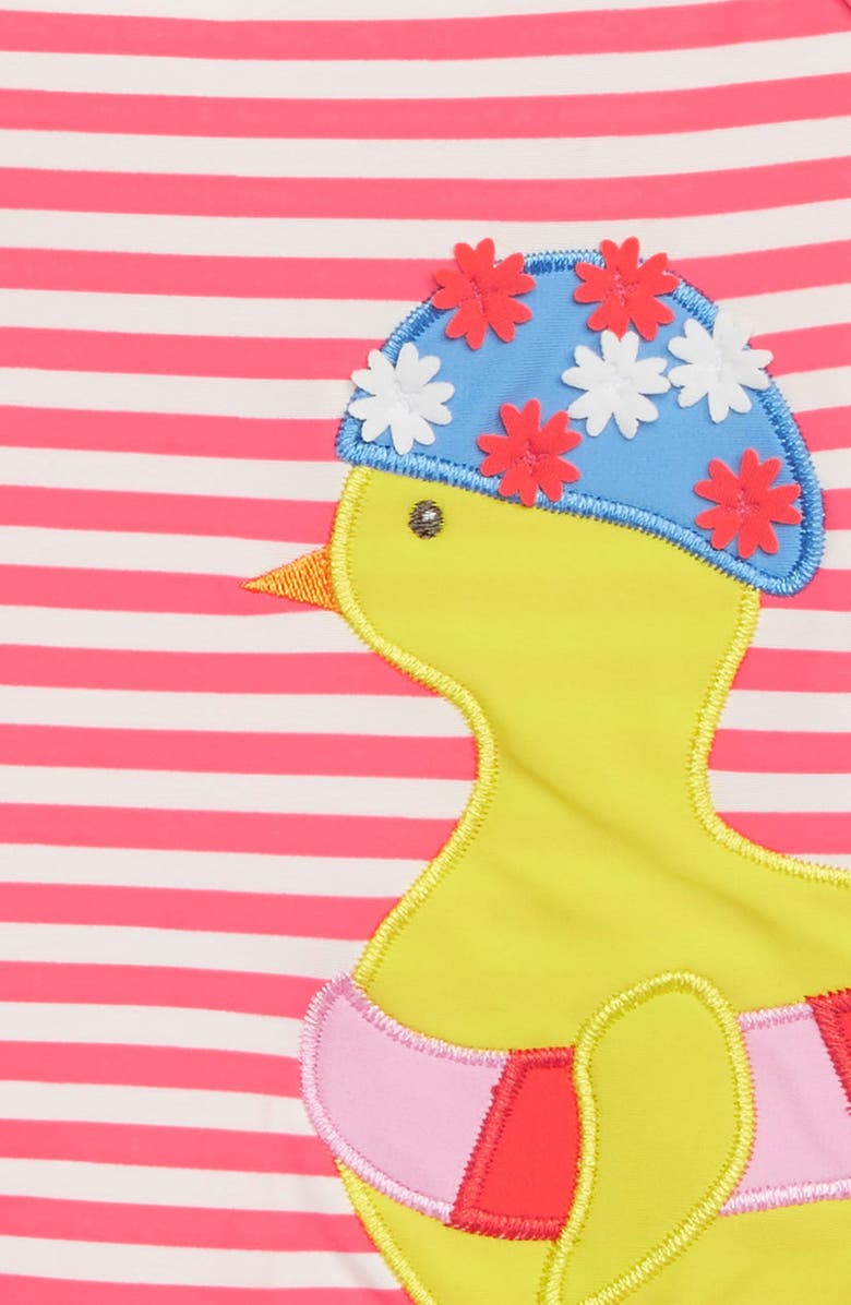 Mini Boden Pretty Frill Appliqué One-Piece Swimsuit, Alternate, color, 