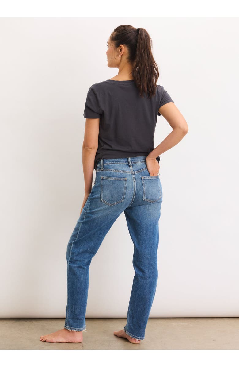 HATCH The Boyfriend Maternity Jean, Alternate, color, Indigo