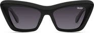 QUAY On the Radio 50mm Polarized Cat Eye Sunglasses
