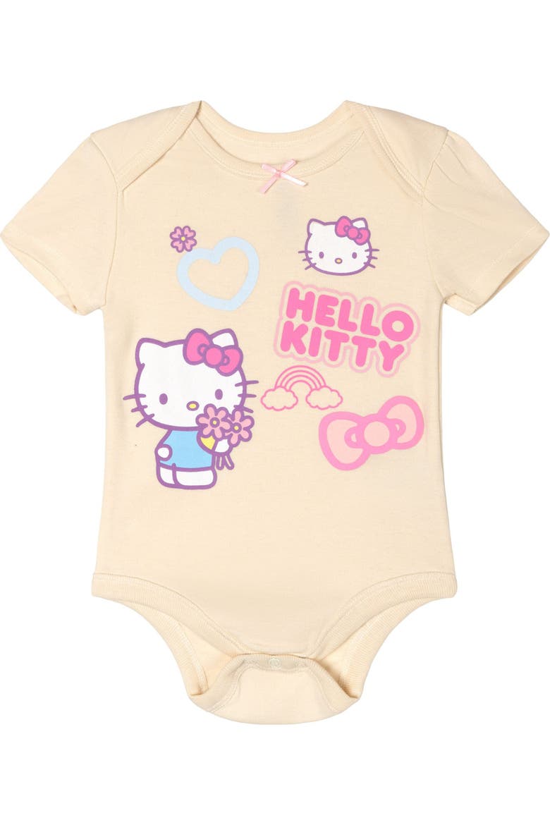 5-Pack One Piece Bodysuits, Alternate, color, Hello Kitty Multi