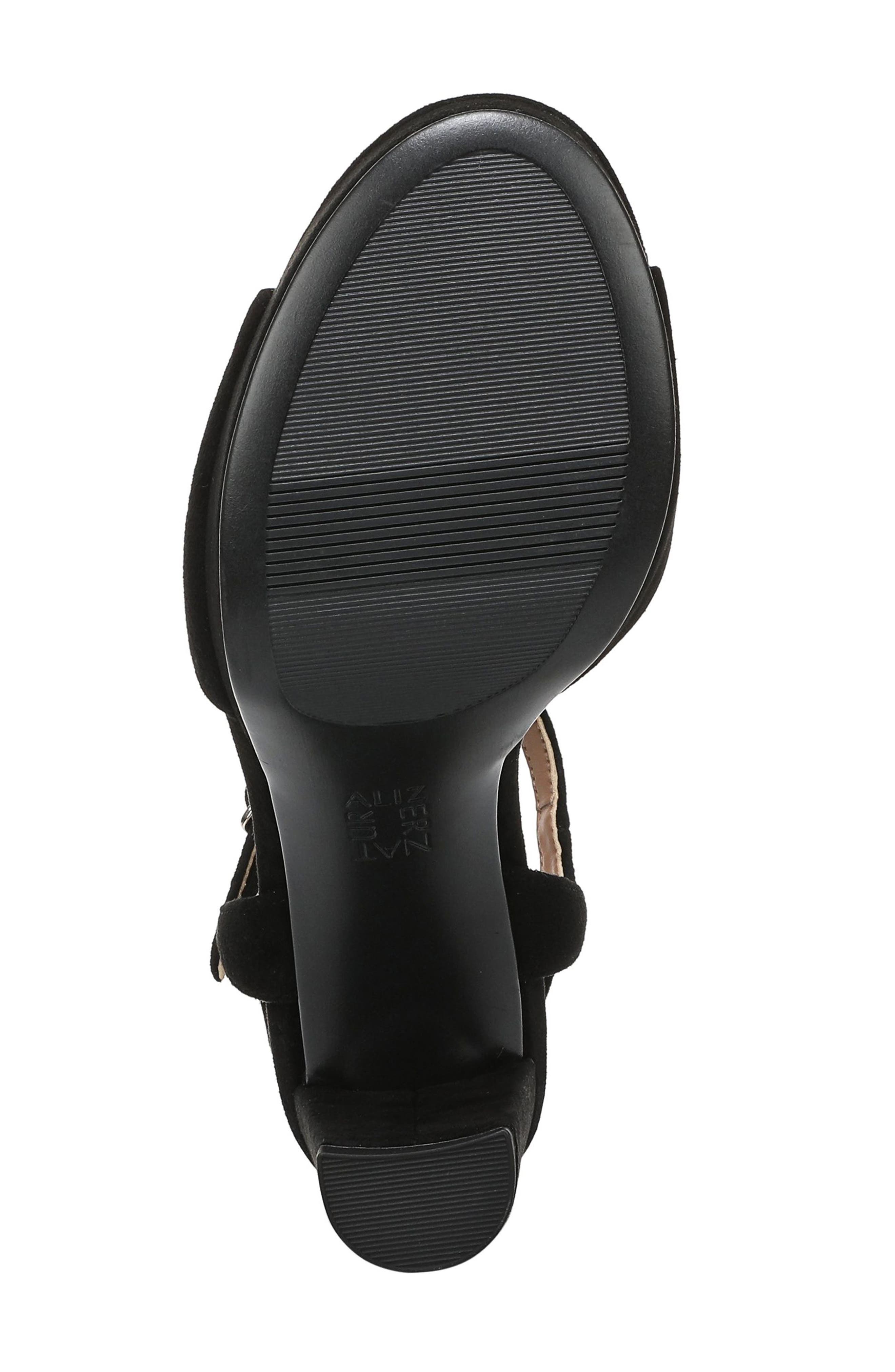 Naturalizer Miller Platform Sandal, Alternate, color, Black