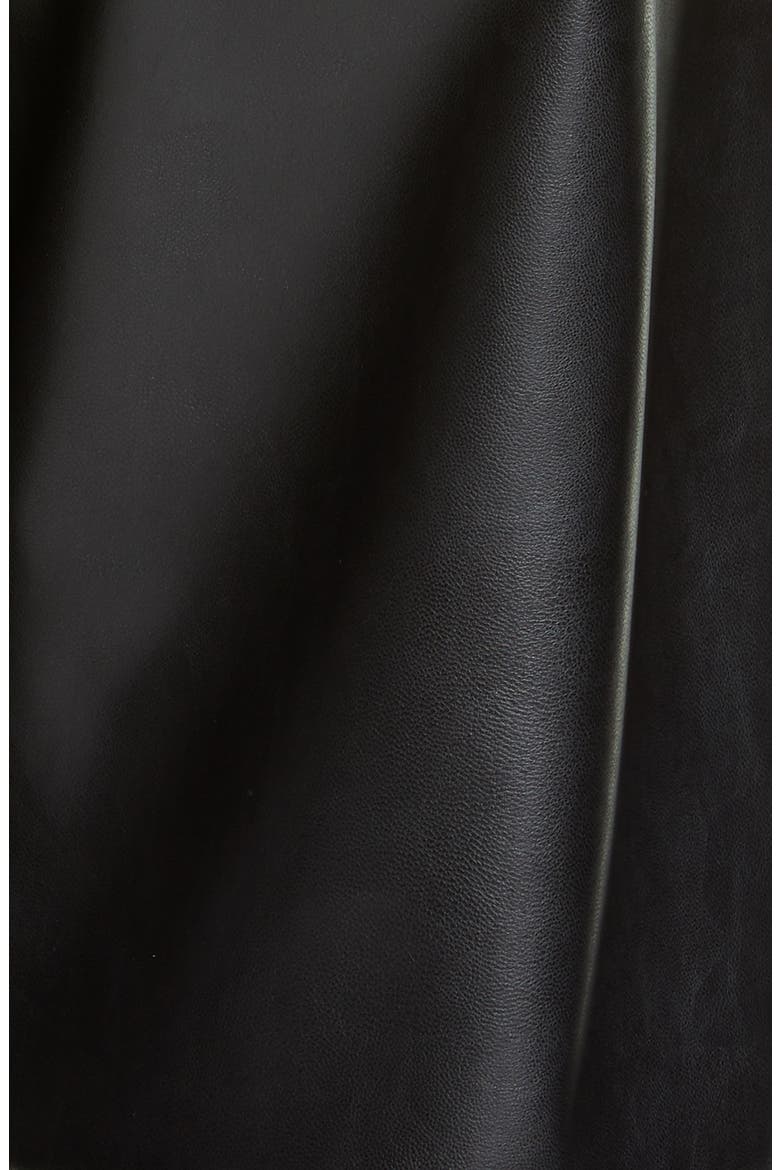 Faux Leather Jogger Pants, Alternate, color, BLACK