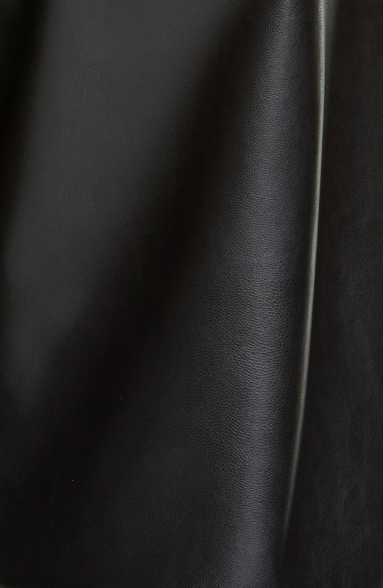 Tibi Faux Leather Jogger Pants, Alternate, color, 