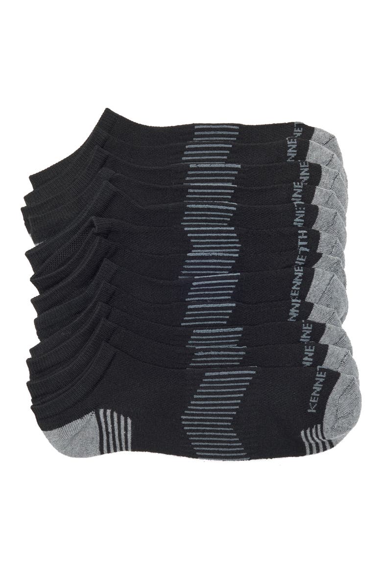 6-Pack Cushioned Athletic Length Socks, Main, color, BLACK