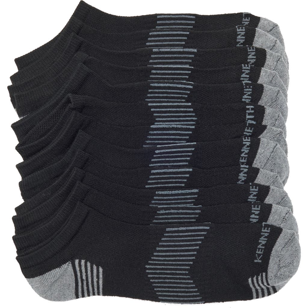 Kenneth Cole 6-Pack Cushioned Athletic Length Socks in Black at Nordstrom Rack
