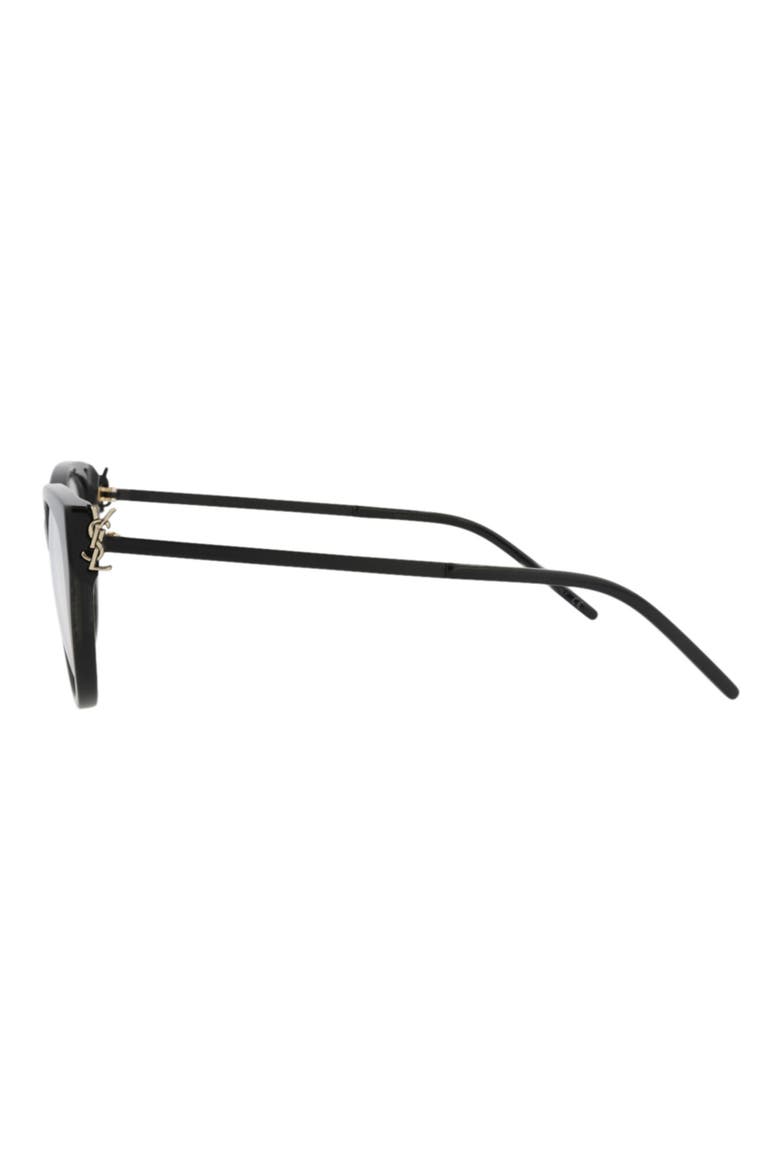 52mm Cat Eye Optical Frames, Alternate, color, BLACK BLACK TRANSPARENT