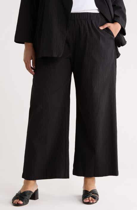 Ankle Wide Leg Pants
