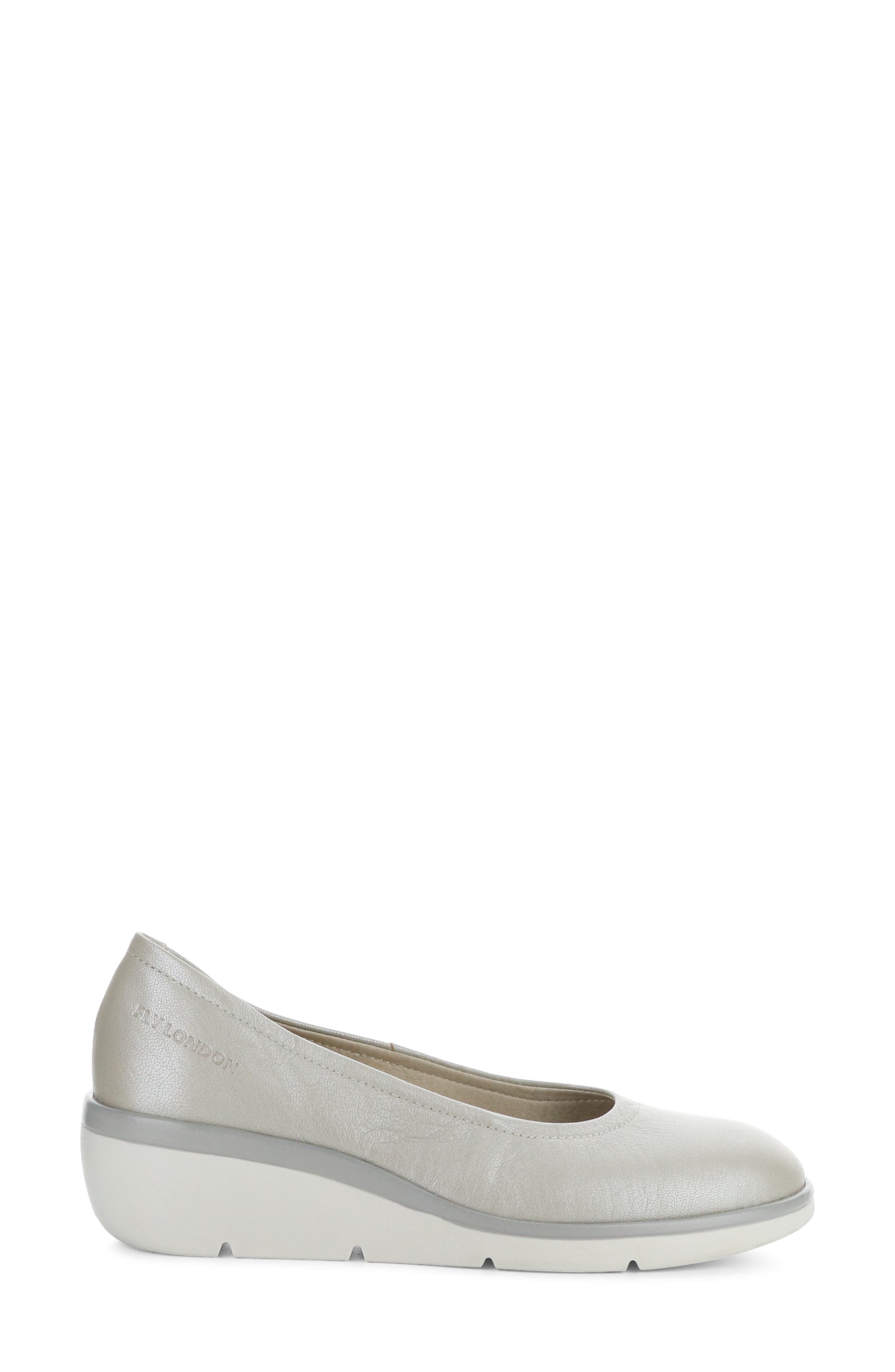 Numa Wedge Flat, Alternate, color, 005 SILVER BORGOGNA