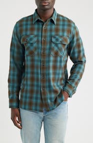Pendleton Burnside Plaid Cotton Flannel Button-Up Shirt