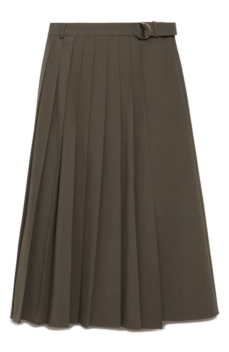 MANGO Pleated Maxi Skirt, Main, color, 