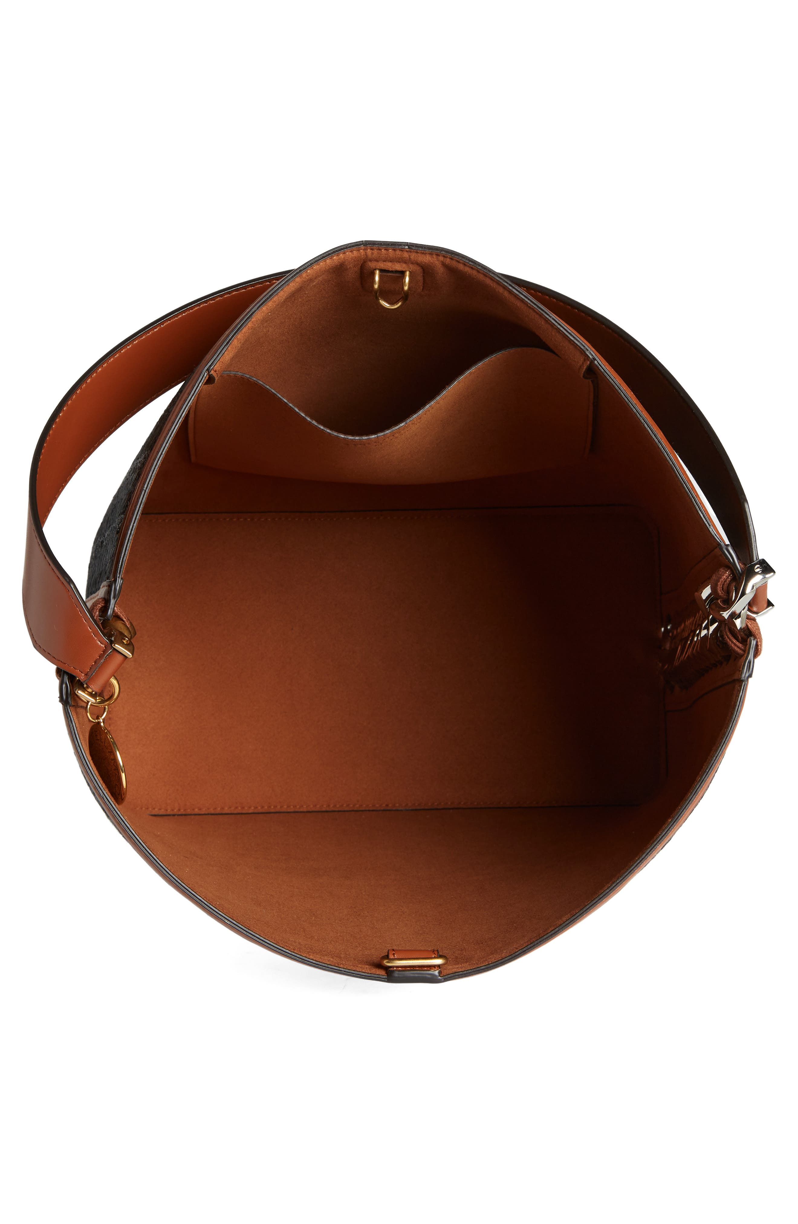 Stella McCartney Frayme Woven Faux Leather Tote, Alternate, color, 