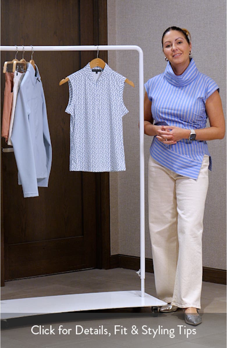 Kimmie Sleeveless Performance Quarter Zip Top, sales video thumbnail