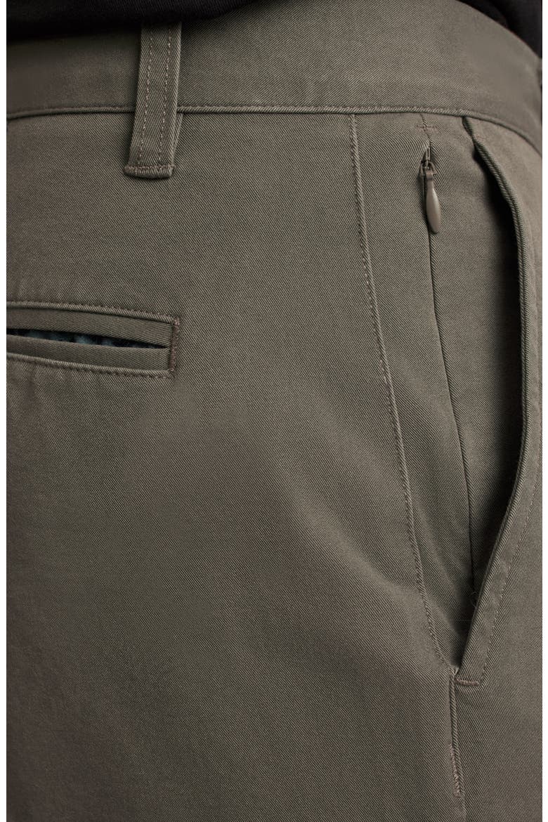 Washed Stretch Twill Chino Shorts, Alternate, color, CONGO