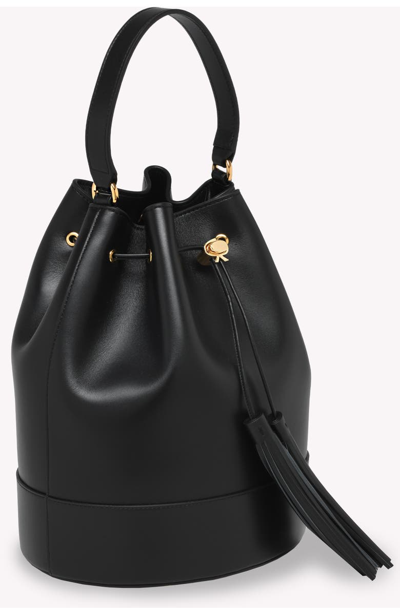 Gianvito Rossi Sienna 22 Crossbody Bag, Alternate, color, Black Calf Leather