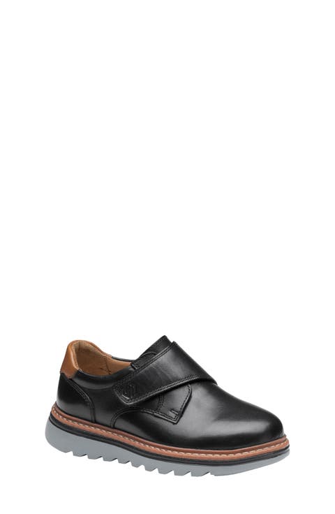 Kids' Braxton Leather Plain Toe Shoe