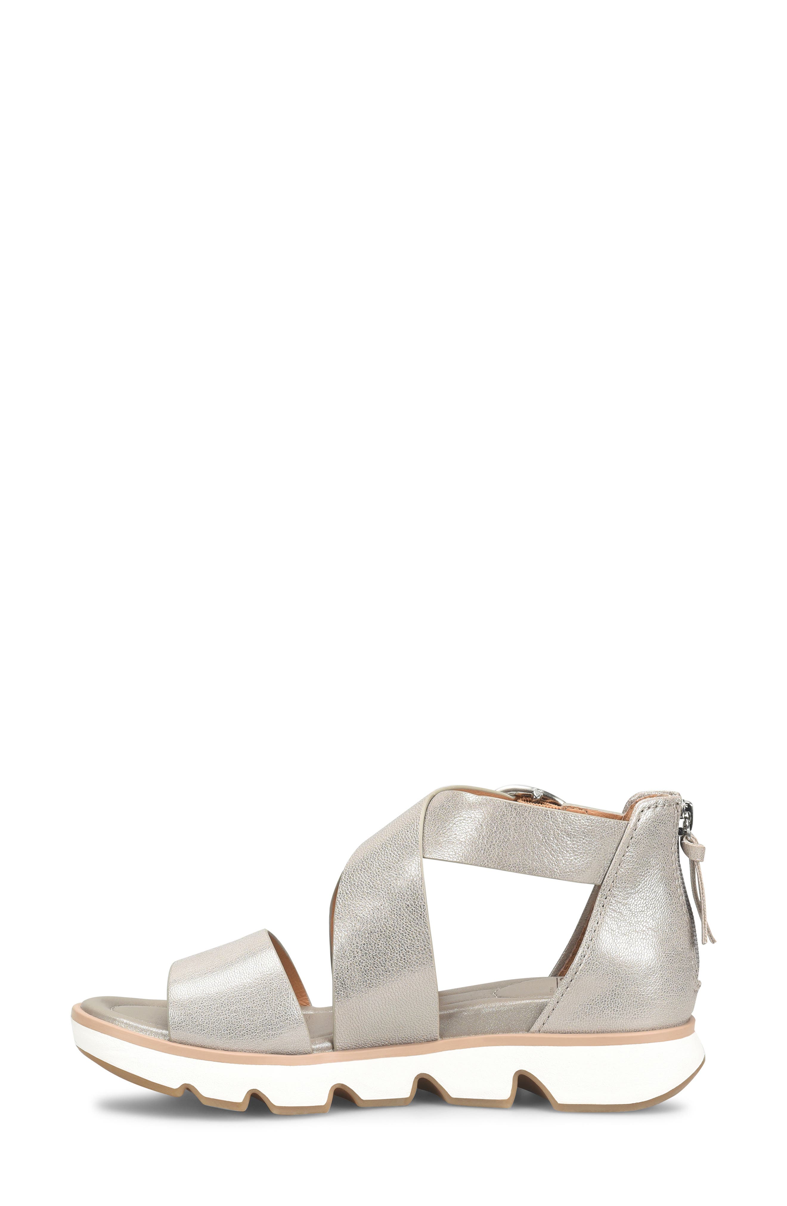 Söfft Mackenna Sandal, Alternate, color, Silver