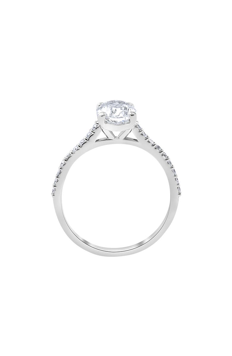 Bliss Diamond 1.20Ct Oval Diamond Engagement Ring with Side Stones 14k Gold lab Grown, Alternate, color, 