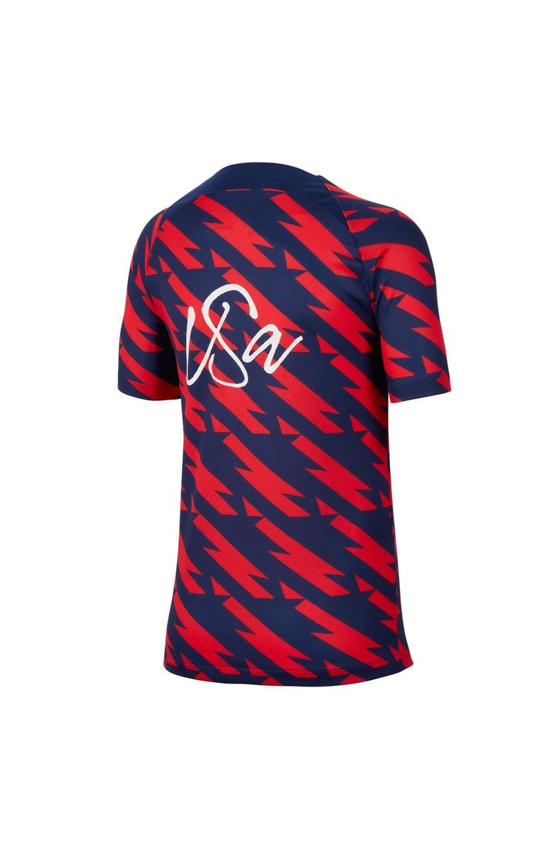Nike Youth Nike Red USMNT 2023/24 Academy Pro Performance Pre-Match Top, Alternate, color,