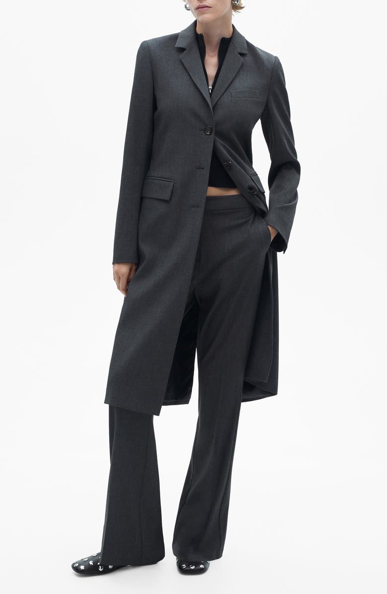 MANGO Long Straight Coat, Main, color,