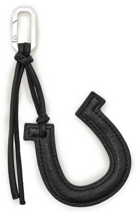 Leather Horseshoe Keyring